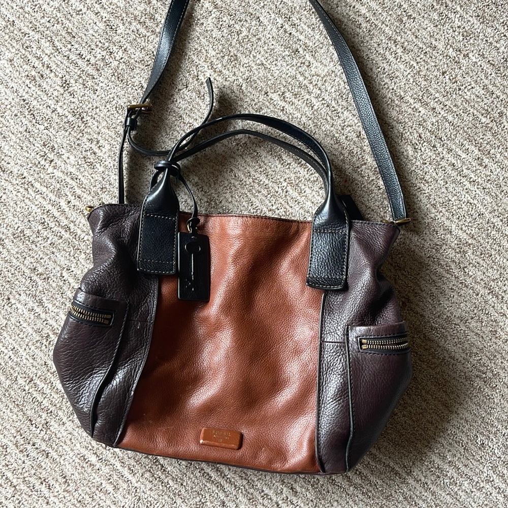Fossil Leather Satchel